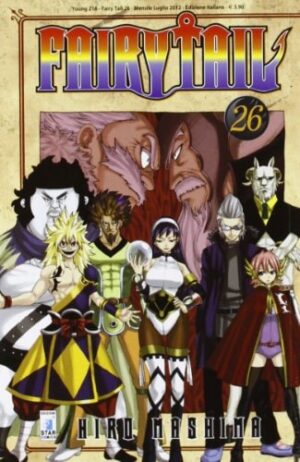 Copertina del manga Fairy Tail 26 - Young vol. 218, edizione italiana Star Comics di Hiro Mashima