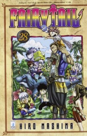 Copertina del manga Fairy Tail 28 - Young vol. 221, edizione italiana Star Comics di Hiro Mashima