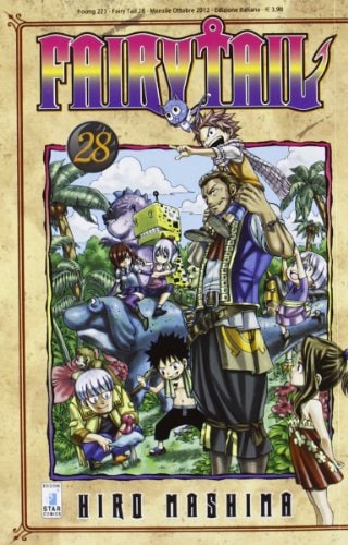 Copertina del manga Fairy Tail 28 - Young vol. 221, edizione italiana Star Comics di Hiro Mashima