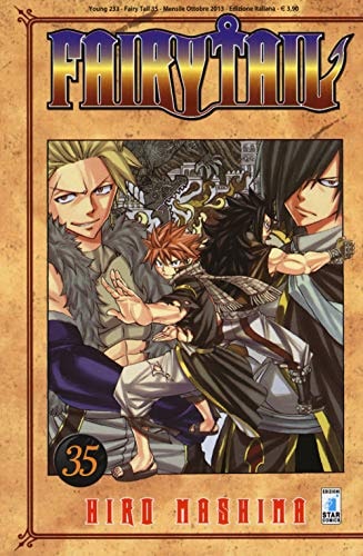 Copertina del manga Fairy Tail 35 - Young vol. 233, edizione italiana Star Comics di Hiro Mashima Copertina del manga Fairy Tail 35 - Young vol. 233, edizione italiana Star Comics di Hiro Mashima