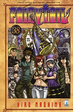 Copertina del manga Fairy Tail 38 - Young vol. 241, edizione italiana Star Comics di Hiro Mashima