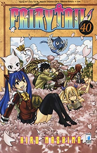 Copertina del manga Fairy Tail 40 - Young vol. 247, edizione italiana Star Comics di Hiro Mashima Copertina del manga Fairy Tail 40 - Young vol. 247, edizione italiana Star Comics di Hiro Mashima