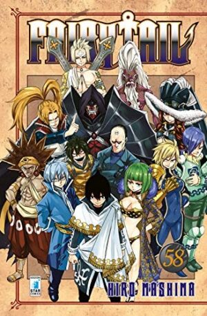 Copertina del manga Fairy Tail 58 - Young vol. 293, edizione italiana Star Comics di Hiro Mashima
