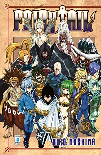 Copertina del manga Fairy Tail 58 - Young vol. 293, edizione italiana Star Comics di Hiro Mashima