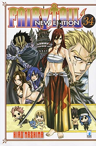 Copertina del manga Fairy Tail New Edition vol. 34, edizione italiana Star Comics di Hiro Mashima
