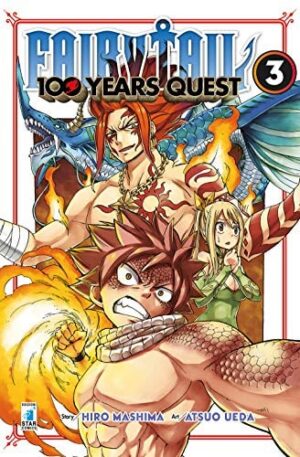 Copertina del manga Fairy Tail 100 Years Quest vol. 3, edizione italiana Star Comics di Hiro Mashima & Atsuo Ueda