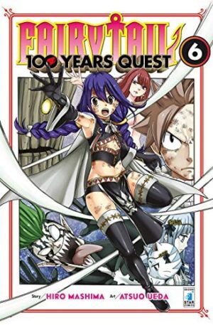 Copertina del manga Fairy Tail 100 Years Quest vol. 6, edizione italiana Star Comics di Hiro Mashima & Atsuo Ueda