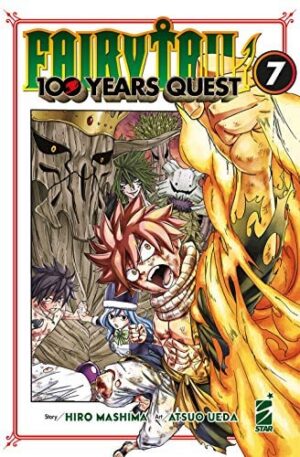 Copertina del manga Fairy Tail 100 Years Quest vol. 7, edizione italiana Star Comics di Atsuo Ueda & Hiro Mashima