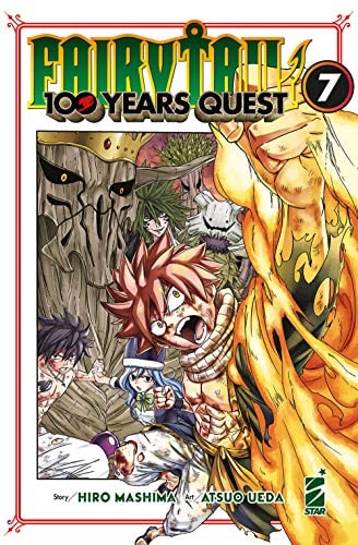 Copertina del manga Fairy Tail 100 Years Quest vol. 7, edizione italiana Star Comics di Atsuo Ueda & Hiro Mashima