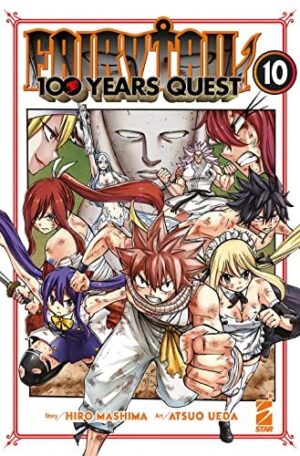 Copertina del manga Fairy Tail 100 Years Quest vol. 10, edizione italiana Star Comics di Atsuo Ueda & Hiro Mashima