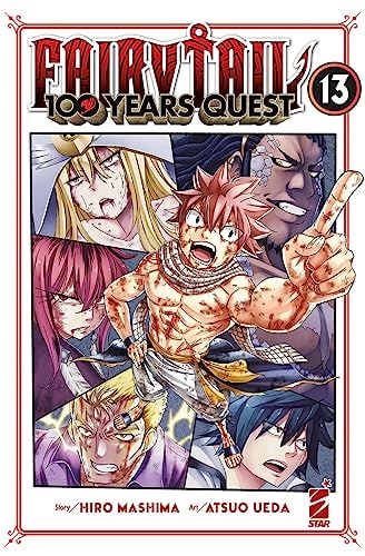 Copertina del manga Fairy Tail 100 Years Quest vol. 13, edizione italiana Star Comics di Atsuo Ueda & Hiro Mashima