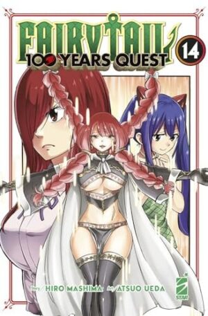 Copertina del manga Fairy Tail 100 Years Quest vol. 14, edizione italiana Star Comics di Atsuo Ueda & Hiro Mashima