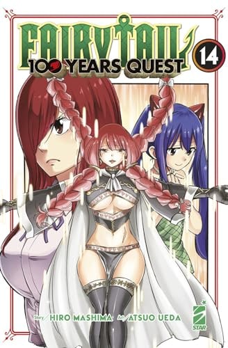 Copertina del manga Fairy Tail 100 Years Quest vol. 14, edizione italiana Star Comics di Atsuo Ueda & Hiro Mashima