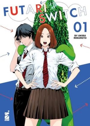 Copertina del manga Futari Switch vol. 1, edizione italiana Star Comics di Akira Hiramoto