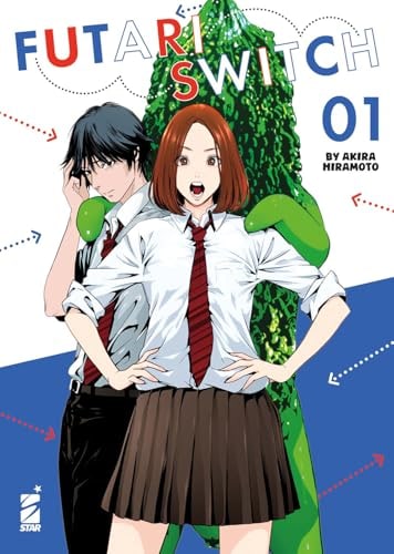 Copertina del manga Futari Switch vol. 1, edizione italiana Star Comics di Akira Hiramoto