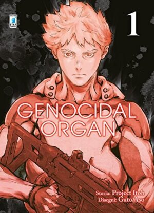 Copertina del manga Genocidal Organ vol. 1, edizione italiana Star Comics di Project Itoh & Gato Aso