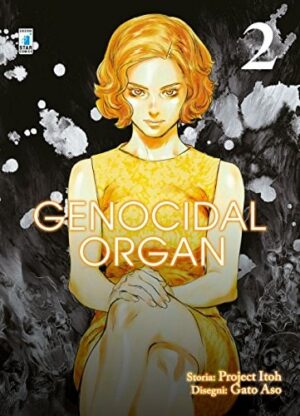 Copertina del manga Genocidal Organ vol. 2, edizione italiana Star Comics di Project Itoh & Gato Aso
