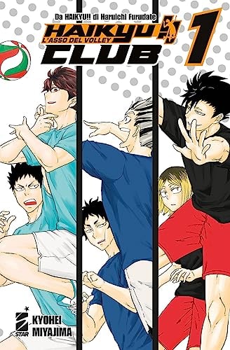Copertina del manga Haikyu!! Club vol. 1, edizione italiana Star Comics di Furudate & Miyajima