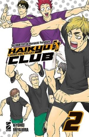 Copertina del manga Haikyu!! Club vol. 2, edizione italiana Star Comics di Miyajima & Furudate