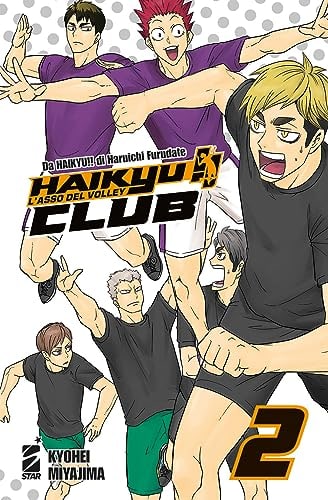 Copertina del manga Haikyu!! Club vol. 2, edizione italiana Star Comics di Miyajima & Furudate