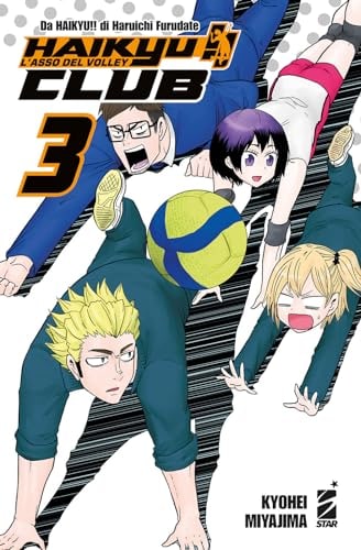 Copertina del manga Haikyu!! Club vol. 3, edizione italiana Star Comics di Furudate & Miyajima