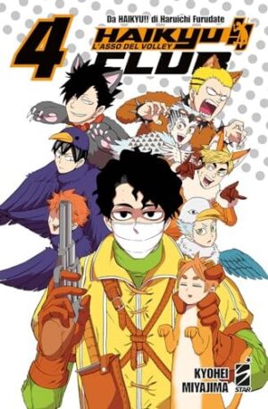 Copertina del manga Haikyu!! Club vol. 4, edizione italiana Star Comics di Furudate & Miyajima