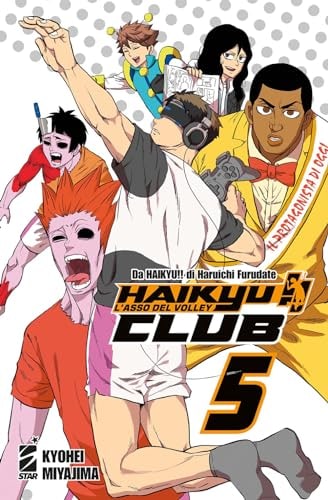Copertina del manga Haikyu!! Club vol. 5, edizione italiana Star Comics di Furudate & Miyajima