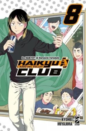 Copertina del manga Haikyu!! Club vol. 8, edizione italiana Star Comics di Furudate & Miyajima
