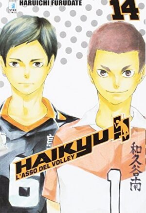 Copertina del manga Haikyu!! 14 - Target vol. 67, edizione italiana Star Comics di Haruichi Furudate