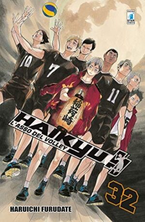 Copertina del manga Haikyu!! 32 - Target vol. 93, edizione italiana Star Comics di Haruichi Furudate