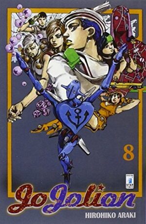 Copertina del manga Jojolion vol. 8, edizione italiana Star Comics di Hiriko Araki