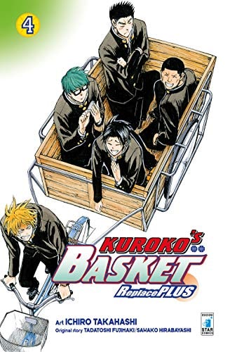 Copertina del manga Kuroko's Basket Replace Plus vol. 4, edizione italiana Star Comics di Tadatoshi Fujimaki & Aa.Aa.