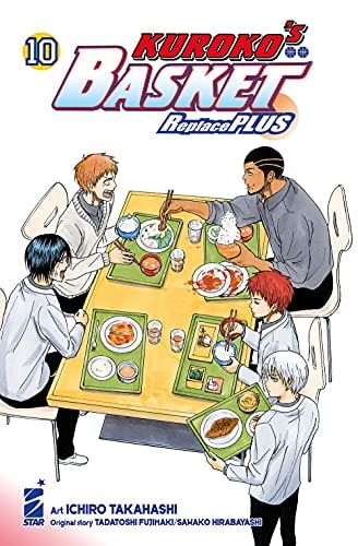 Copertina del manga Kuroko's Basket Replace Plus vol. 10, edizione italiana Star Comics di Tadatoshi Fujimaki & Aa.Vv.
