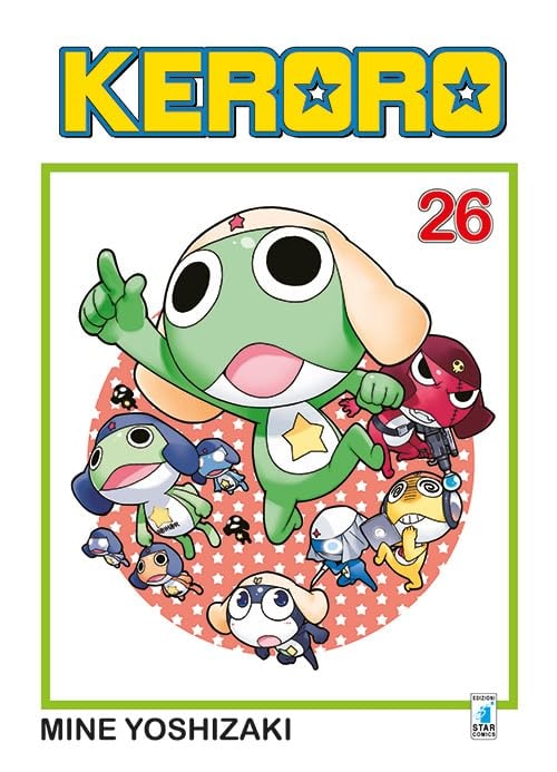 Copertina del manga Keroro 26 - Storie di Kappa vol. 254, edizione italiana Star Comics di Mine Yoshizaki