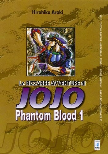 Copertina del manga Phantom Blood 1 - Avv. Jojo vol. 1, edizione italiana Star Comics di Hiroiko Araki