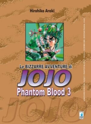 Copertina del manga Phantom Blood 3 - Avv. Jojo vol. 3, edizione italiana Star Comics di Hiroiko Araki