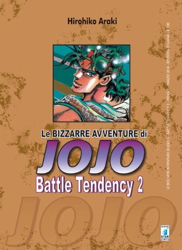 Copertina del manga Battle Tendency 2 - Avv. Jojo vol. 5, edizione italiana Star Comics di Hiroiko Araki