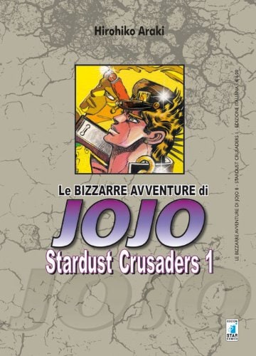Copertina del manga Stardust Crusaders 1 - Avv. Jojo vol. 8, edizione italiana Star Comics di Hirohiko Araki