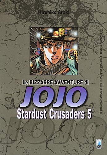 Copertina del manga Stardust Crusaders 5 - Avv. Jojo vol. 12, edizione italiana Star Comics di Hirohiko Araki
