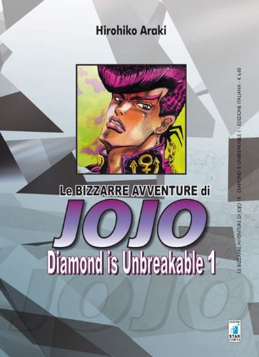 Copertina del manga Diamond 1 (di 12) - Avv. Jojo vol. 18, edizione italiana Star Comics di Hirohiko Araki