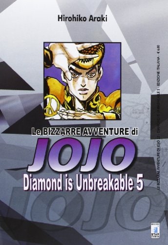 Copertina del manga Diamond 5 (di 12) - Avv. Jojo vol. 22, edizione italiana Star Comics di Hirohiko Araki