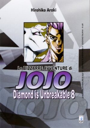 Copertina del manga Diamond 8 (di 12) - Avv. Jojo vol. 25, edizione italiana Star Comics di Hirohiko Araki