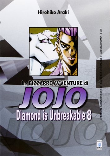 Copertina del manga Diamond 8 (di 12) - Avv. Jojo vol. 25, edizione italiana Star Comics di Hirohiko Araki