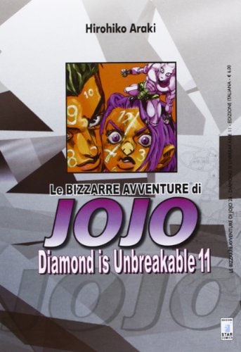 Copertina del manga Diamond 11 (di 12) - Avv. Jojo vol. 28, edizione italiana Star Comics di Hirohiko Araki