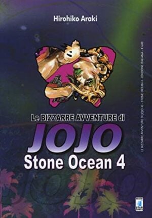 Copertina del manga Stone Ocean 4 (di 11) - Avv.Jojo vol. 43, edizione italiana Star Comics di Hirohiko Araki