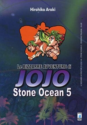 Copertina del manga Stone Ocean 5 (di 11) - Avv.Jojo vol. 44, edizione italiana Star Comics di Hirohiko Araki