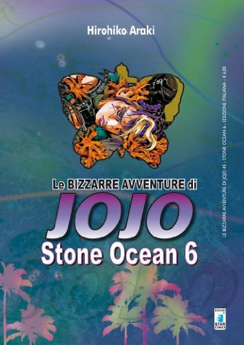 Copertina del manga Stone Ocean 6 (di 11) - Avv.Jojo vol. 45, edizione italiana Star Comics di Hirohiko Araki