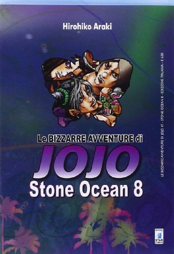 Copertina del manga Stone Ocean 8 (di 11) - Avv.Jojo vol. 47, edizione italiana Star Comics di Hirohiko Araki