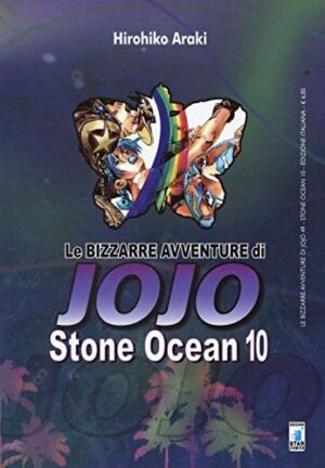 Copertina del manga Stone Ocean 10(di 11) - Avv.Jojo vol. 49, edizione italiana Star Comics di Hirohiko Araki