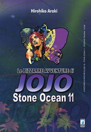 Copertina del manga Stone Ocean 11(di 11) - Avv.Jojo vol. 50, edizione italiana Star Comics di Hirohiko Araki